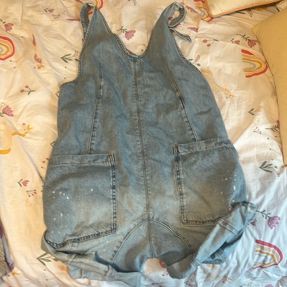 We the Free High Roller Shortalls Size Medium